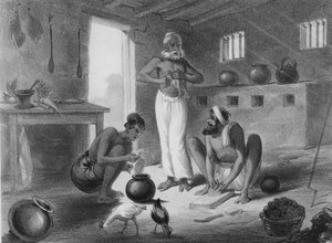 Főzőszobánk, 1858 körül (litográfia)