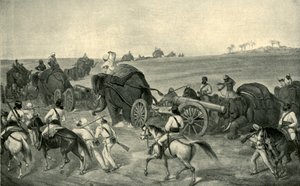 Az ostromvonat előrenyomulása Delhibe, 1857, 1901.