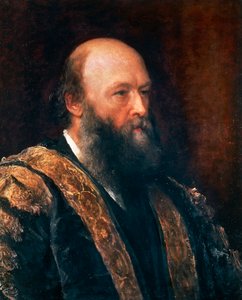 Robert Arthur Talbot Gascoyne-Cecil portréja, Salisbury harmadik márkija (Hatfield) alkotó: George Frederic Watts