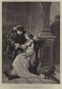 Henrik VIII és Boleyn Anne alkotó: George Frederick Folingsby
