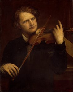 Egy lámpafény-tanulmány: Herr Joachim, 1868. alkotó: George Frederick Watts