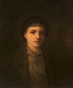 Egy fiú feje (olaj, vászon) alkotó: George Fuller
