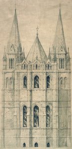 Elevation, 1860 körül (papír) alkotó: George Gilbert Scott
