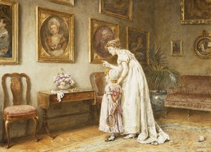 Egy kis családtörténet, alkotó: George Goodwin Kilburne