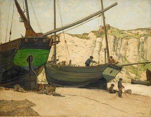 Hastings Luggers a Hastings Beachen
