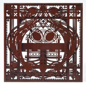 Díszítő panel, a női társalgó és írószoba, Schlesinger és Mayer Building, Chicago, Illinois alkotó: George Grant & Sullivan Louis Henry (1856 1924) Elmslie