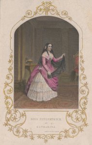 Miss Fitzpatrick mint Katharina Taming of the Shrew, 1851., 1851. alkotó: George Greatbach