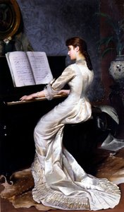 Dal szavak nélkül, Zongorista, 1880 alkotó: George Hamilton Barrable