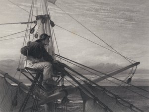 Illusztráció az Auld Lang Syne-hez, Robert Burns (metszet)