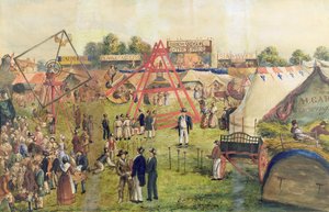 Croydon Fair, 1833 (wc és tinta, papír) alkotó: George Hawkins