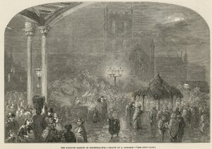 A londoni Borough Market, karácsony este