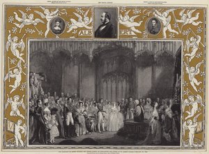 Viktória királynő és Albert szász-coburgi és gothai herceg házassága a Szent Jakab-palotában, 1840. február 10.