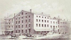 Fraunces Tavern, a Broad and Peel Streets sarkán, New Yorkban