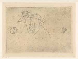 Tanulmány ülő nő alkotó: George Hendrik Breitner (signed by artist)