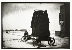 Cementmalom egy téli tájon az amszterdami Overtoom közelében alkotó: George Hendrik Breitner