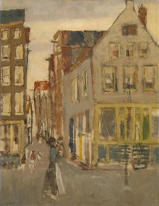 A Lauriergracht a Tweede Laurierdwarsstraatnál alkotó: George Hendrik Breitner