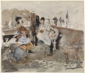Társaság egy hajón alkotó: George Hendrik Breitner