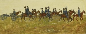 Huszárok manőveren alkotó: George Hendrik Breitner