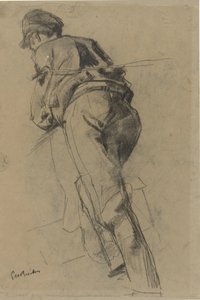 Ember sétál előre, húz alkotó: George Hendrik Breitner