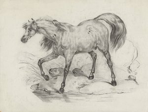 Álló ló, balra alkotó: George Hendrik Breitner