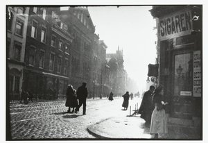 Utcakép Rotterdamban alkotó: George Hendrik Breitner