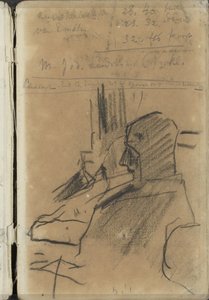 Két ülő férfi alkotó: George Hendrik Breitner