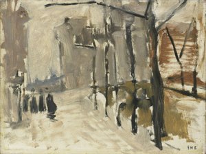 Megtekintés Hágában (?) alkotó: George Hendrik Breitner