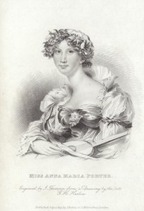 Anna Maria Porter angol költő és regényíró alkotó: George Henry (after) Harlow