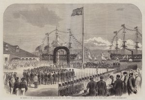 A walesi herceg előrehaladása a brit Észak-Amerikában, Ő Királyi Felsége partraszállás Halifaxban