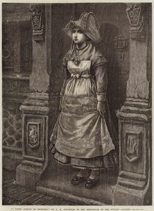Esős vasárnap Bretagne-ban alkotó: George Henry Boughton
