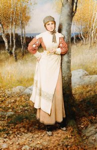 Egy rózsa Új-Angliában alkotó: George Henry Boughton