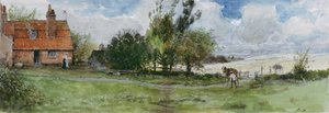 Tanulmány az otthonhoz közeledéshez alkotó: George Henry Boughton