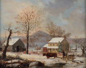 Téli jelenet, 1830-60