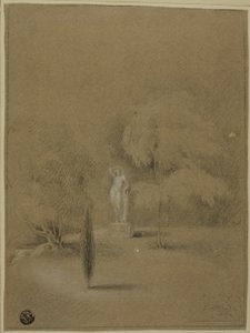 Szobor a gyepen Epsomban alkotó: George Henry Harlow