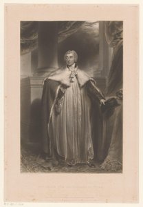 Edward Venables-Vernon-Harcourt portréja Ő kegyelme, York érseke (cím a tárgyon)