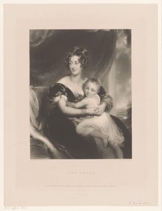 Portré van Georgiana Agar-Ellis Lady Dover (cím a tárgyon)