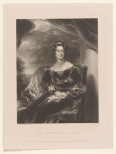 Mary Margaret Stanley portréja Wilton grófnője (cím a tárgyon)