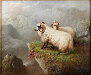 Birkák a szikla szélén, 1865-68 körül