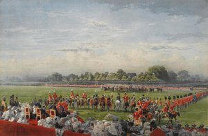 A Viktória királynő által 1857. június 26-án, a Hyde Parkban, 1857. június 26-án kiosztott Viktória Viktória Viktória-királynő első kitüntetése, kiadta Henry Graves and Co., 1858. június 25.