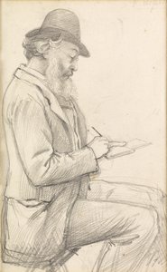 Lord Leighton vázlatkészítés