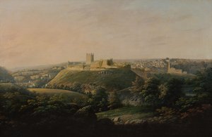 Kiterjedt kilátás Richmondról, Yorkshire (olaj, vászon) alkotó: George I Cuitt