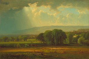 Szüreti jelenet a Delaware-völgyben, 1867. alkotó: George Inness