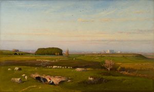 A római Campagna területén alkotó: George Inness