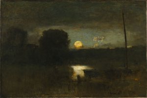 Holdkelte alkotó: George Inness