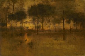 A kócsag otthona alkotó: George Inness