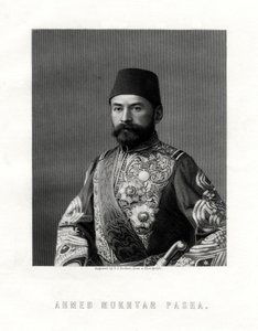 Ahmed Mukhtar pasa, a francia és az Oszmán Birodalom hadsereg tisztje, XIX.