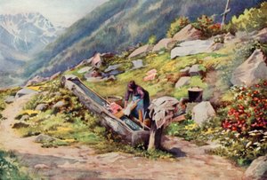 Chamonix völgyében (színes litó)