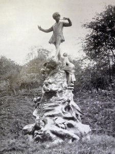 A Kensington Gardensben található Peter Pan szobor fényképnyomata alkotó: George James Frampton