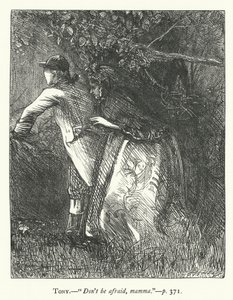 Illusztráció: She Stoops To Conquer (metszet) alkotó: George John Pinwell