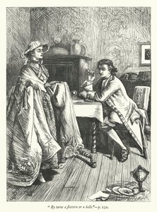 Illusztráció A kettős átalakuláshoz (metszet) alkotó: George John Pinwell